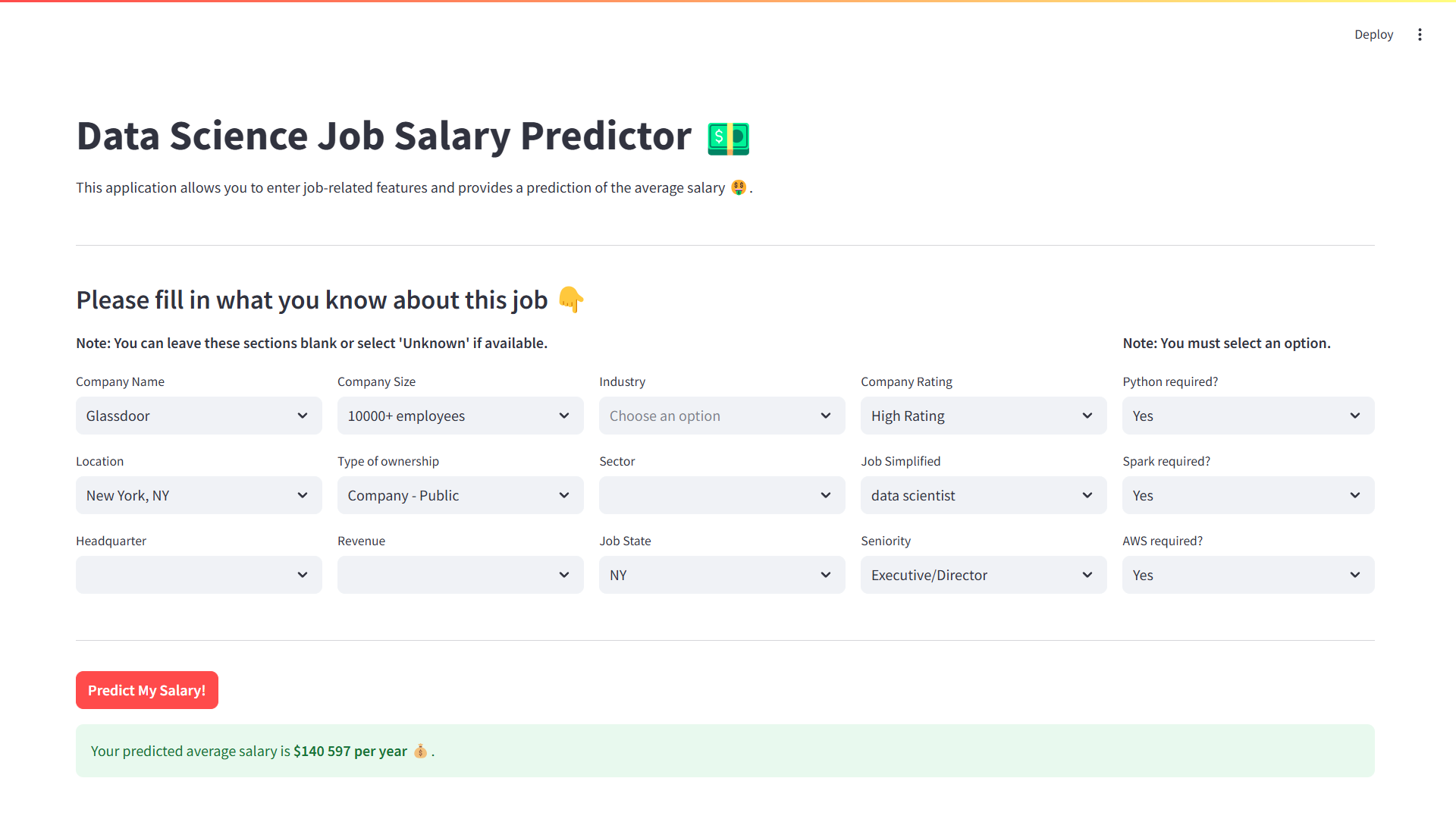 Data Science Job Salary Prediction